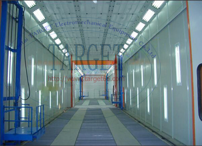 Bus spray booth for saleindustrial paint room