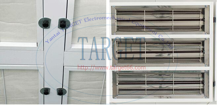 Electric paint booth Electric infrared lamp heating spray booth