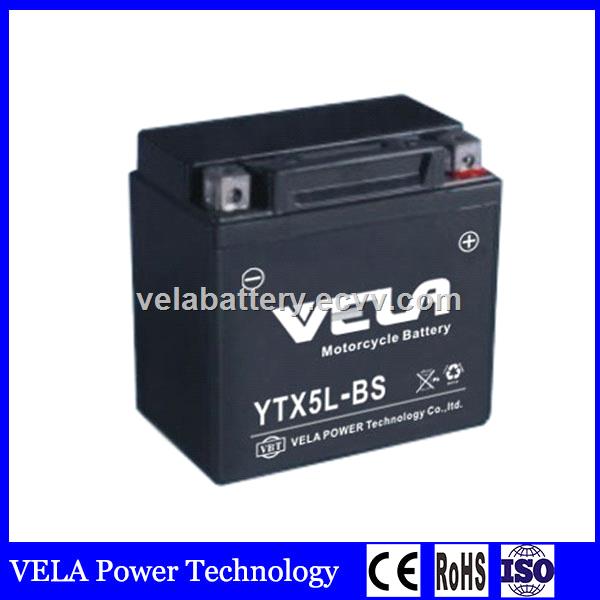 Hot Sale YTX5LBS MF Lead Acid Motorcycle Battery For Starting