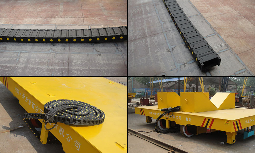 Low Price Emergency Stop Safe Logistic Field Rail Transfer Cart