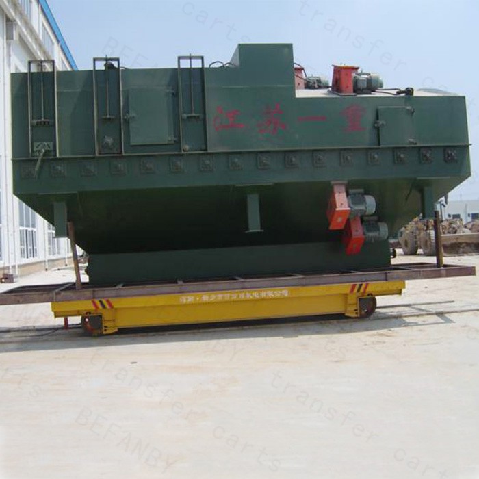 Heavy Duty Industrial Field Work Piece Transfer Rail Flat Cart