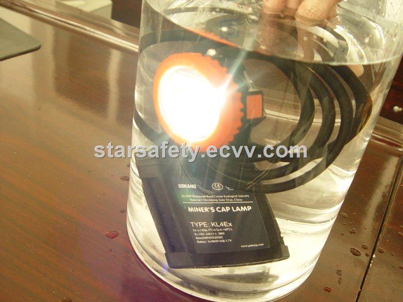 Light weight kl4ex miners cap lamp ATEX certified LED mining headlamp