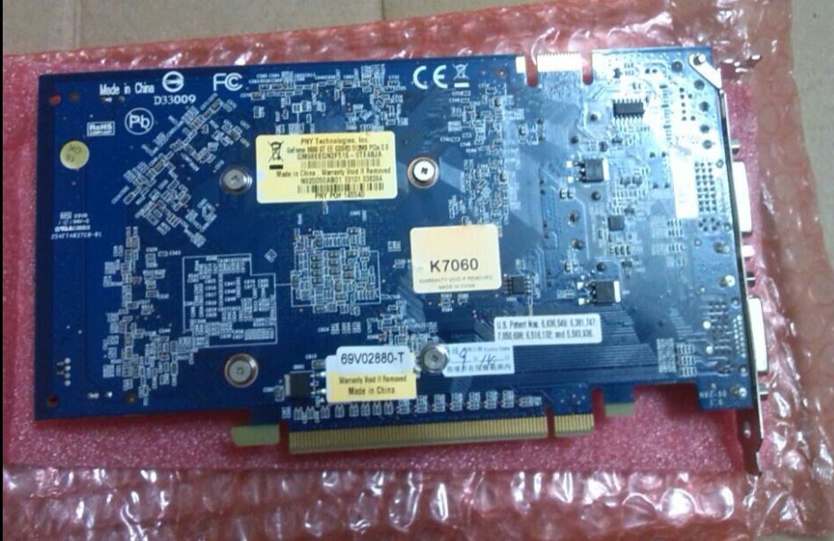 PNY 9800GT Graphics Video Card for Ultrasound Machines System IU22IE3 Video Boards PN 453561403541