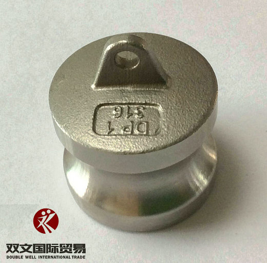 SS 316 cam lock fittings coupler male plug Type DP