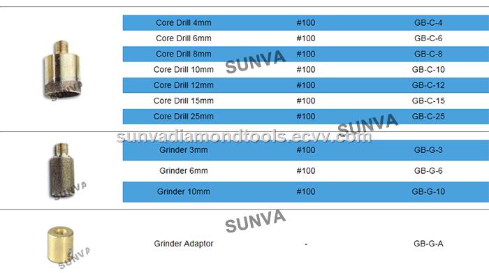 SUNVAGB Diamond Grinding Bits