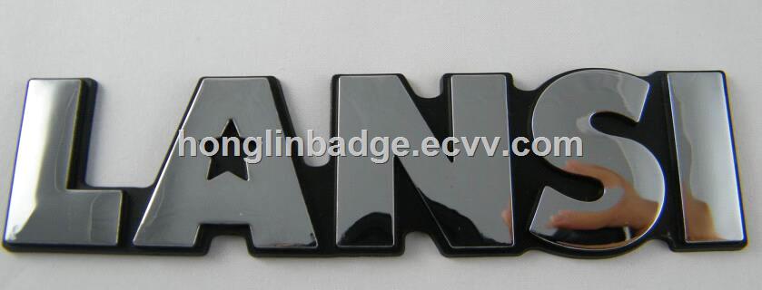 aluminum printing company logo color nameplate company logo with 3M sticker