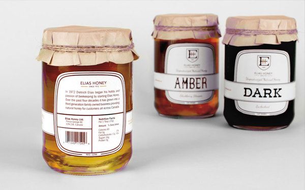 Dustless and Healthy Honey Bottle Use Plastic Adhesive Labels