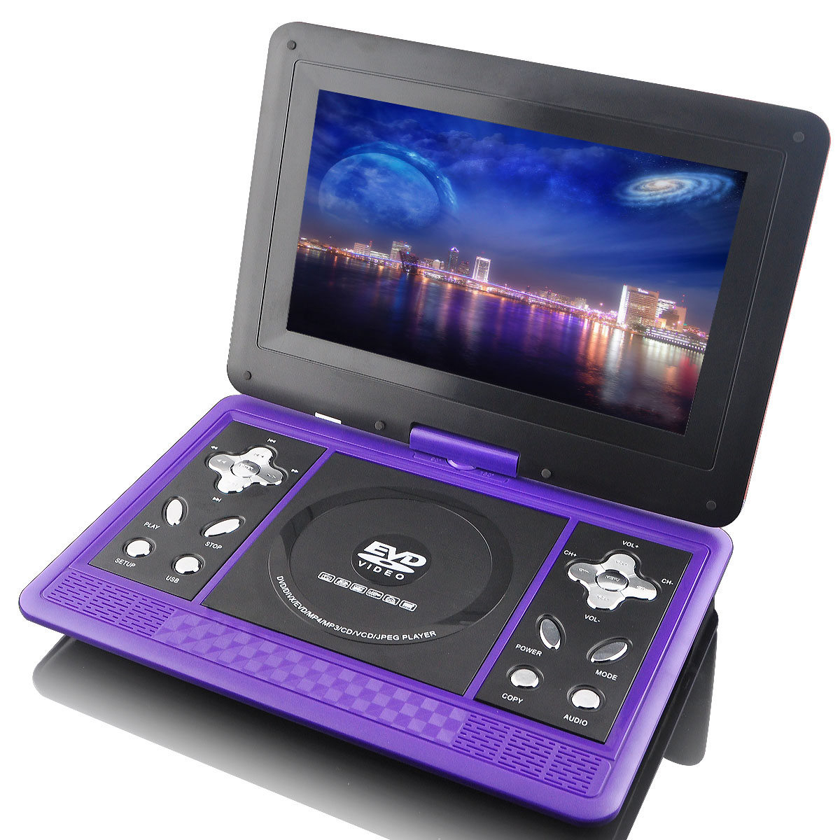 High Definition Portable DVD With Analog TV