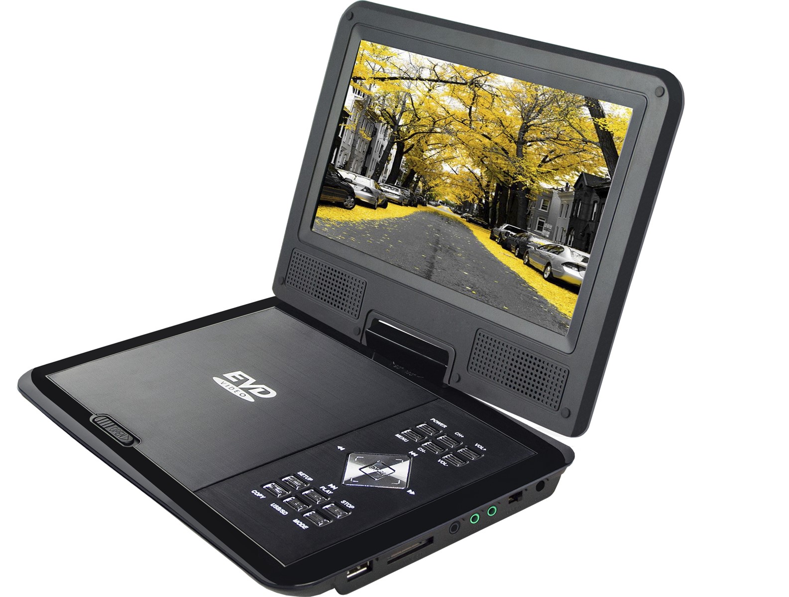 Rotatable Usb Portable Dvd Player with Fm