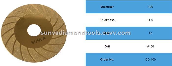 SUNVADD100 Diamond Disc with Ti coatedCutting Blades