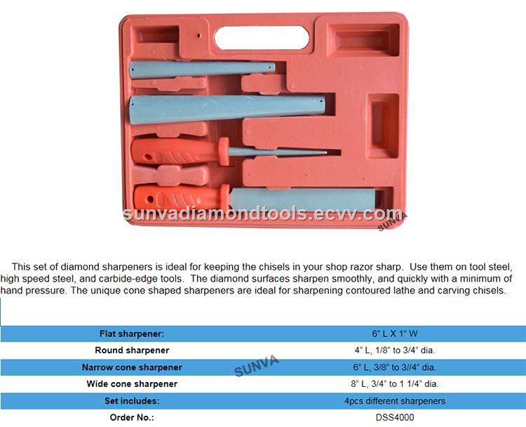 SUNVADSS Special Diamond ToolsDiamond Sharpeners Set