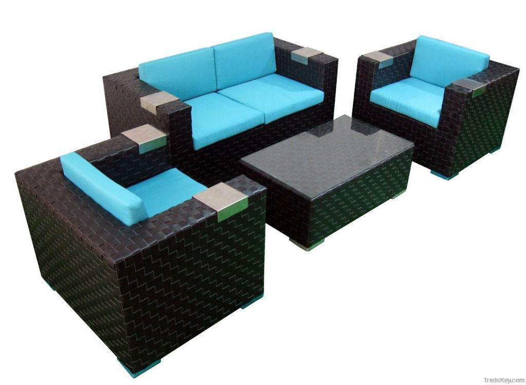 Offer PE Rattan sofa wicker furniture