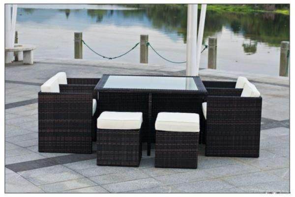 Offer PE Rattan wicker chair table furniture