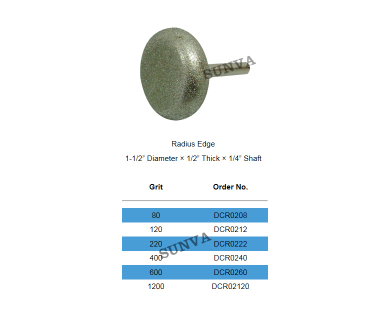 SUNVADC Diamond Carving Tools Grinding WheelsDiamond Plated WheelDiamond Tools
