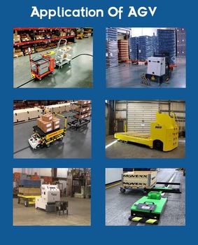 China Fully Automatic Magnetic Lifter Industrial Forklift AGV for material handling