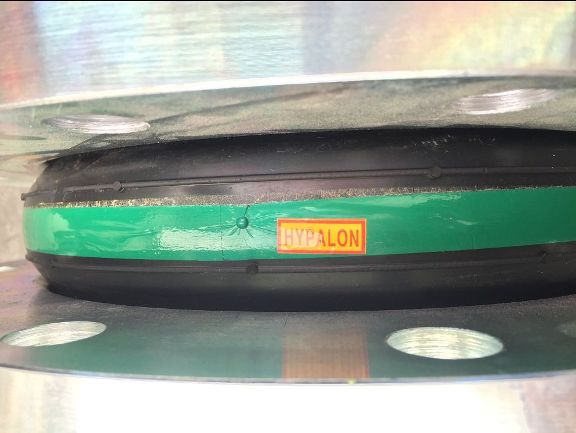 Hypalon CSM rubber flexible bellows