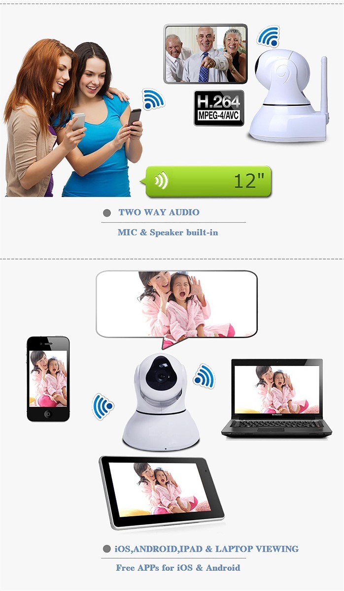 Little Swan appearance Network WiFi Camera P2P Network Camera