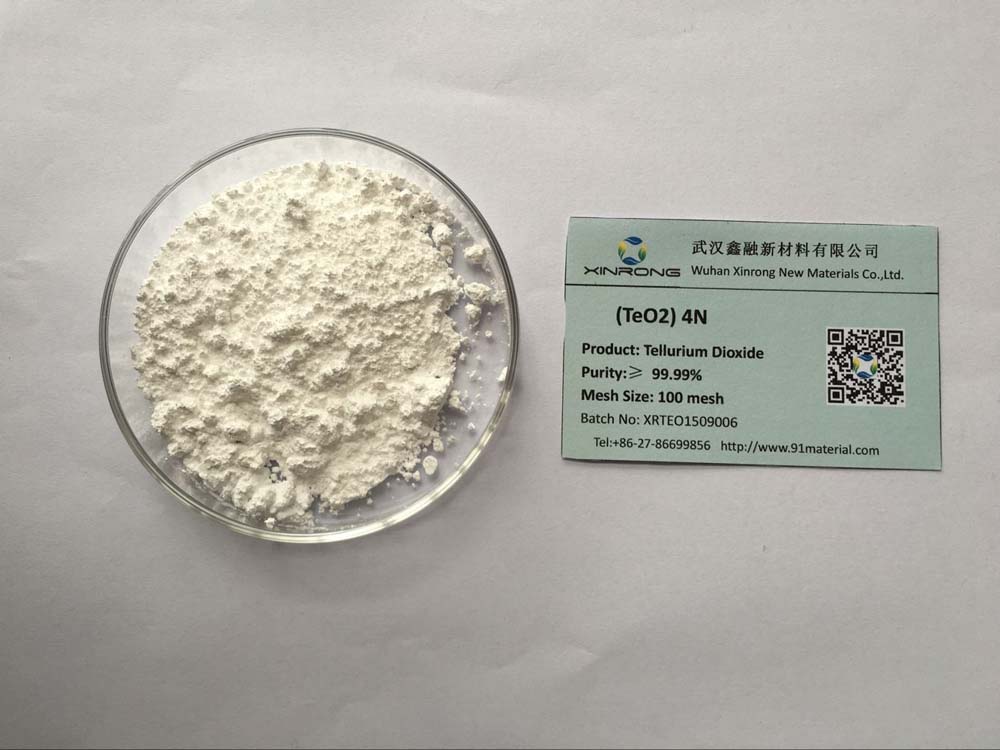 factory price 4n 5n 999999999TeO2 tellurium oxide tellurium dioxide