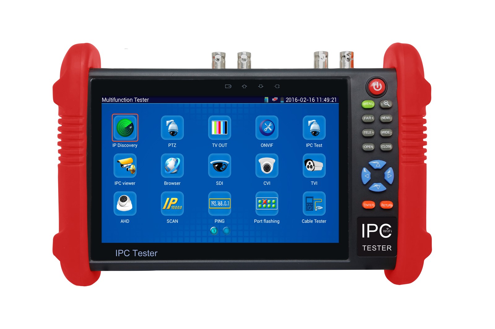 7 inch hot sales AHD CVI TVI SDI cctv camera tester