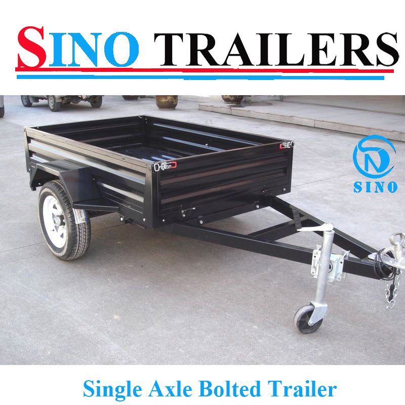 Australian 7x5 Powder Coating Light duty Box Trailer