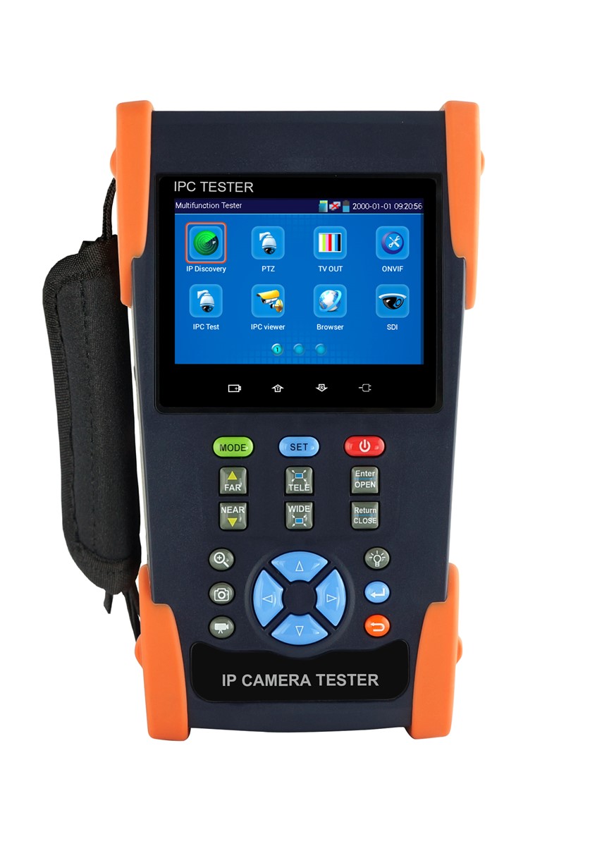 35 inch touch screen ip camera tester