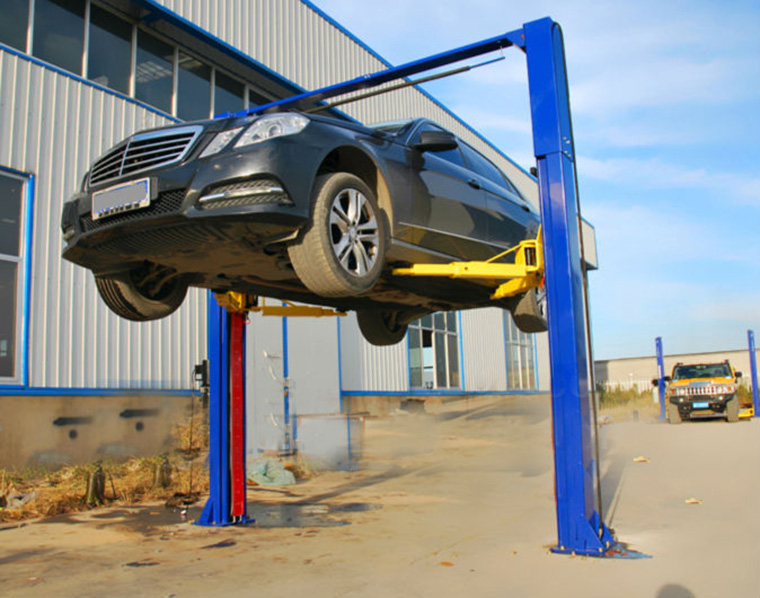 220v 380v Hydraulic Car Lift 1800mm Lifting Height 2 Post Car Lift WD245M