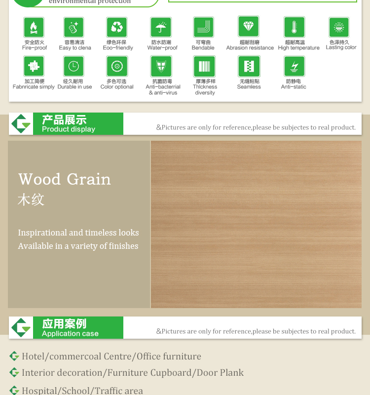 Formica countertop laminate sheets hpl board G3286MF