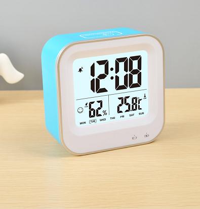 Hot style digital desktop electronic smart clock with Time/Thermometer/Hygrometer Display