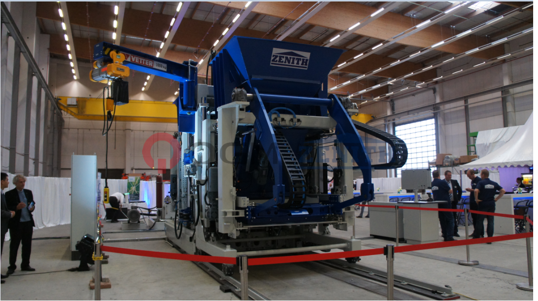ZENITH 1500 Fully Automatic Stationary Single Pallet Concrete Block Making Machine