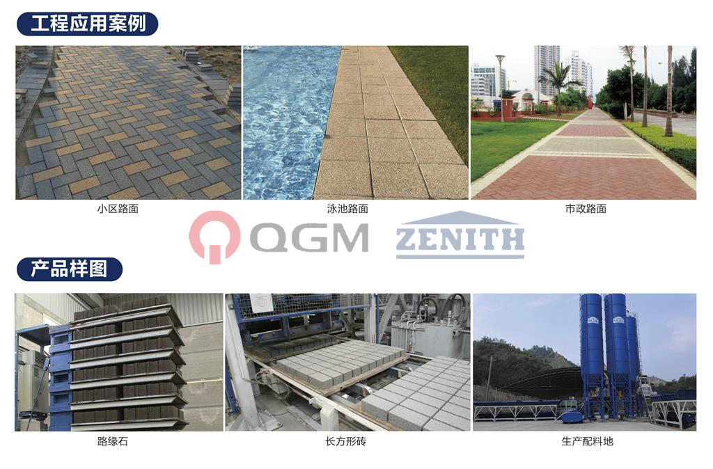 ZENITH 1500 Fully Automatic Stationary Single Pallet Concrete Block Making Machine