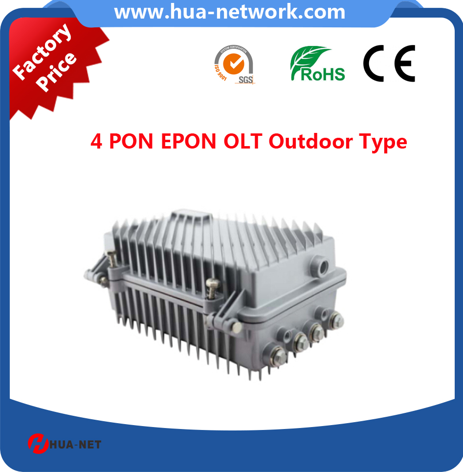 FTTC OLT 4 PON Ports EPON OLT OUTDOOR TYPE