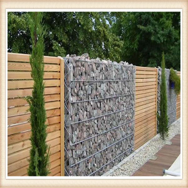 Quality guarantee Galvanized gabion PVC coated gabion baskets gabion retaining wall cage