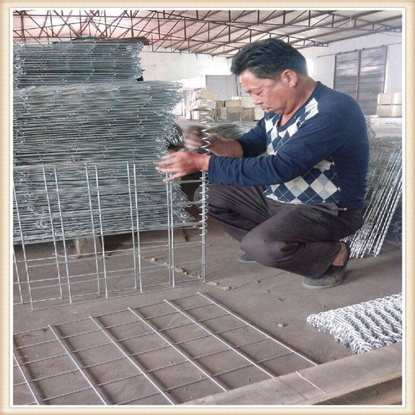 Square hole Galvanized Welded Gabion Retaining WallCompetiitve gabion baskets pricegabion wall