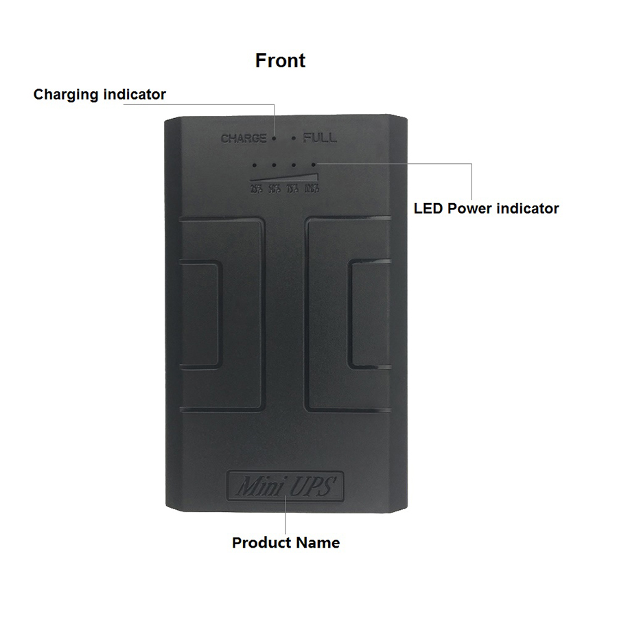 12V 2A backup portable mini ups 24w for Security Monitoring Alarm