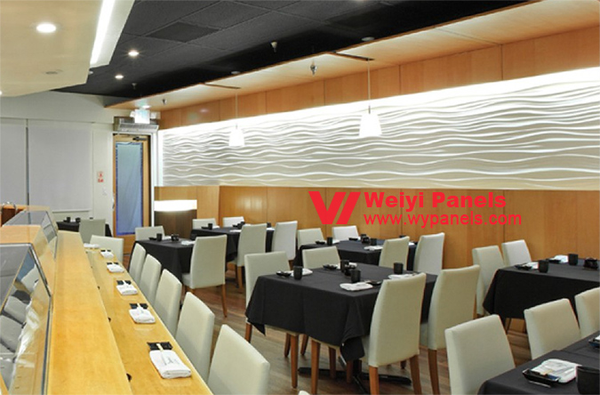 3D Wall Panels in Living Room Textured Wall WY105