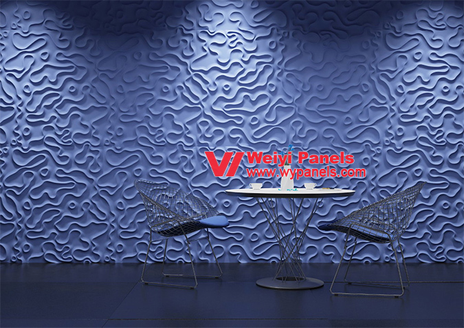 3D Wall Panels in Home Wave Wall 3d Effect WY321