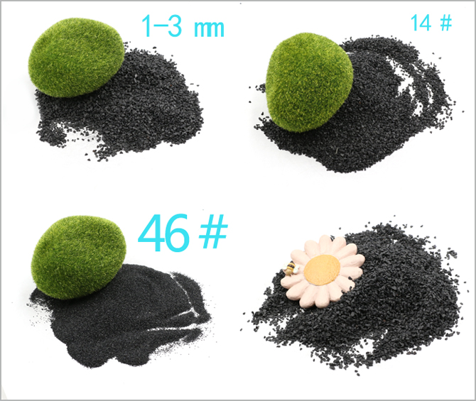 Black aluminium oxide fused alumina corundum