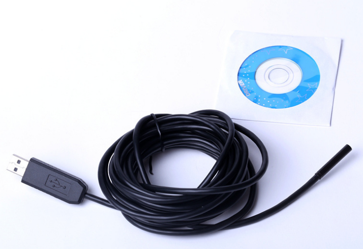 OD7mm 10M Long Endoscope Waterproof IP67 Flexible USB and PC Inspection Camera