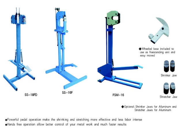 SS16 Sheet metal Shrinker Stretcher
