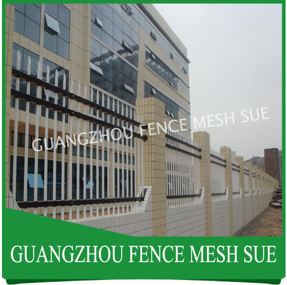 Easy install hollow iron tubular fencing for park