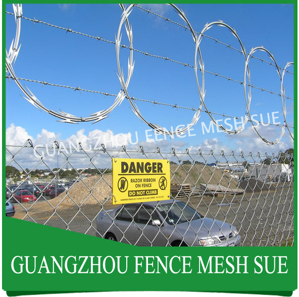 Hot galvanized chain link fence for africa airport prices