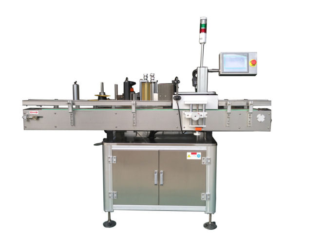 Automatic round bottle labeling machine