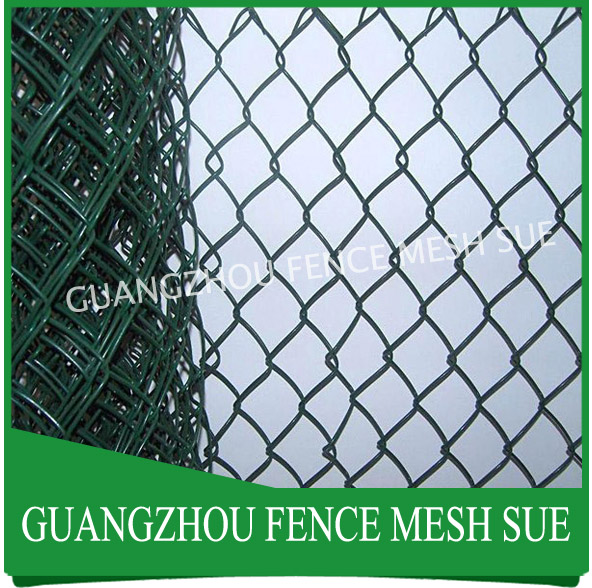 School plastic coated chain link fence price per roll