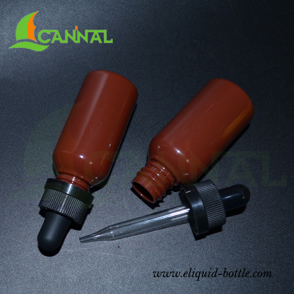 ECANNAL 30ml fashionable pipette dropper pet plastic bottles