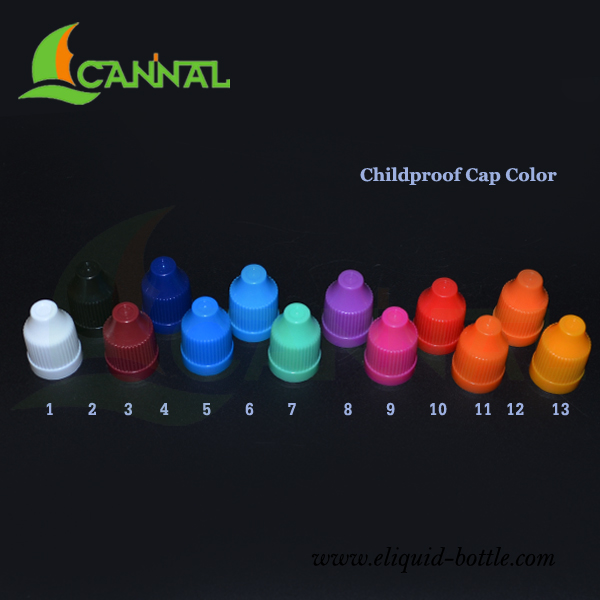 Ecannal Childproof PET Plastic Dropper Eliquid Packaging Bottles