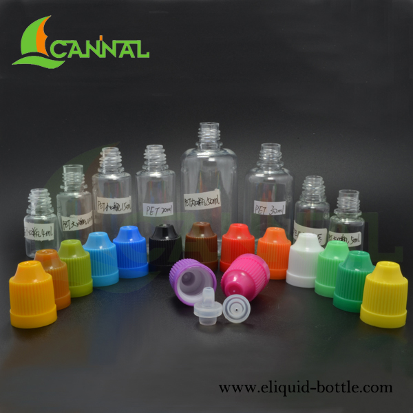 Ecannal Childproof PET Plastic Dropper Eliquid Packaging Bottles