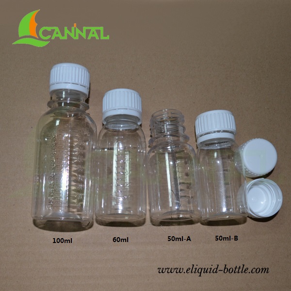 Ecannal no dropper 50ml 60ml 100ml 120ml 150ml 180ml palstic jars