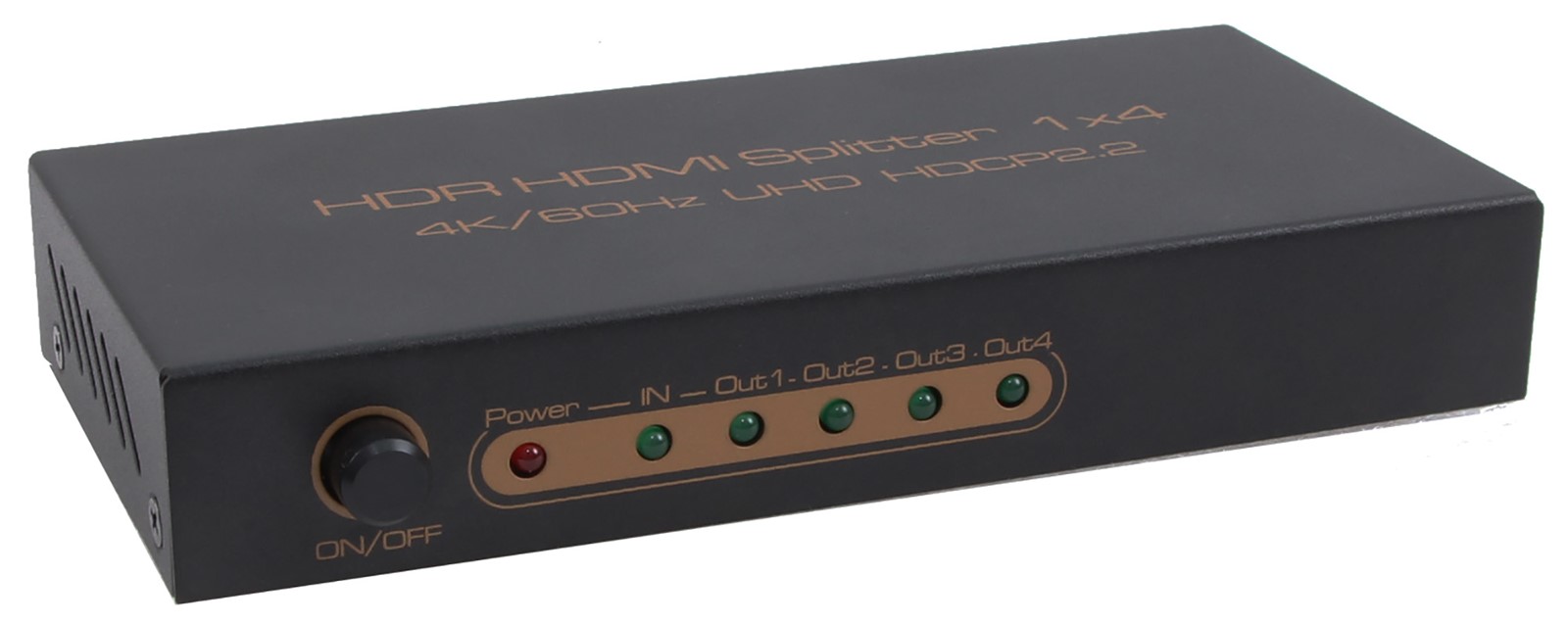 HDR HDMI Splitter V20 for 4K 60Hz UHD HDCP22 1x4 Port