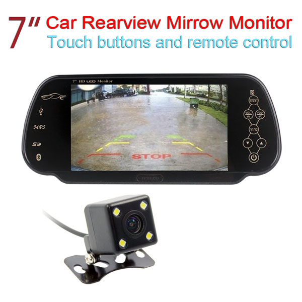 7 Car Rearview Mirrow Monitor with USB SD MP5 Bluetooth FM Transmitter L720