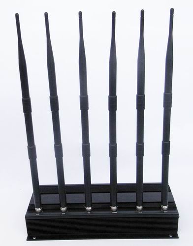 High Power 6 Antenna Cell PhoneGPSWiFiVHFUHF Jammer